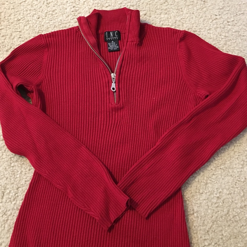 Beautiful red INC sweater