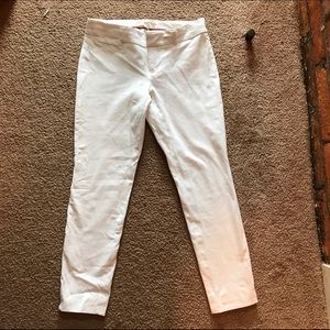 Banana Republic White Sloan Pants