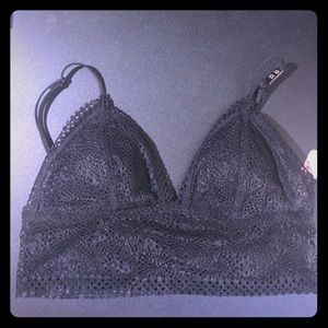 NWT Black lace VS bralette