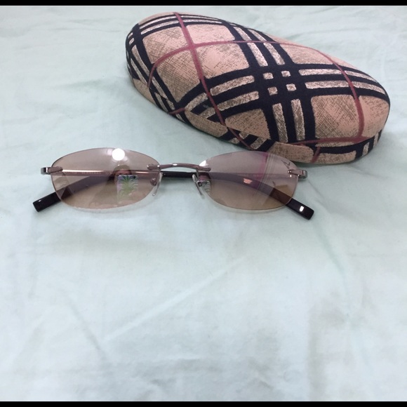 authentic Burberry sunglasses with case