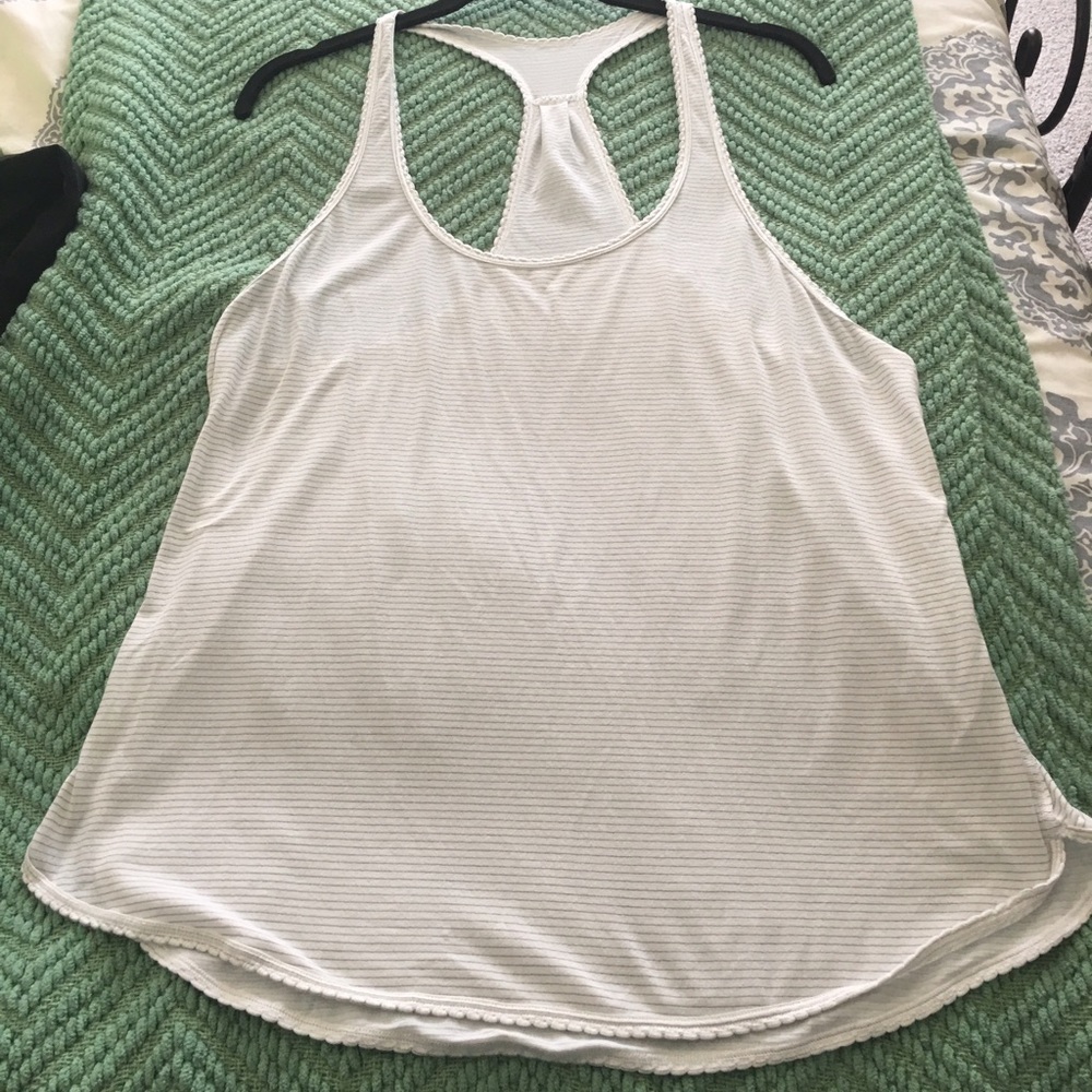 Lululemon White Singlet
