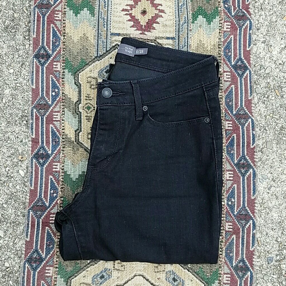 😎Rosa Diaz😎Black Bold Curve Bootcut Levi's