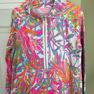 Lilly Pulitzer popover pullover Scuba to Cuba