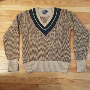 V Neck Pullover Sweater