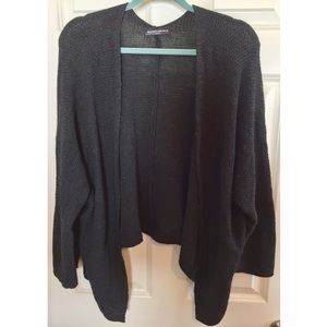 Brandy Melville open front black sweater