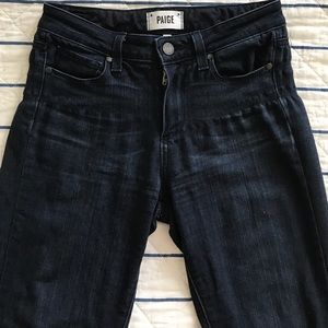Paige high rise dark was skinny jeans