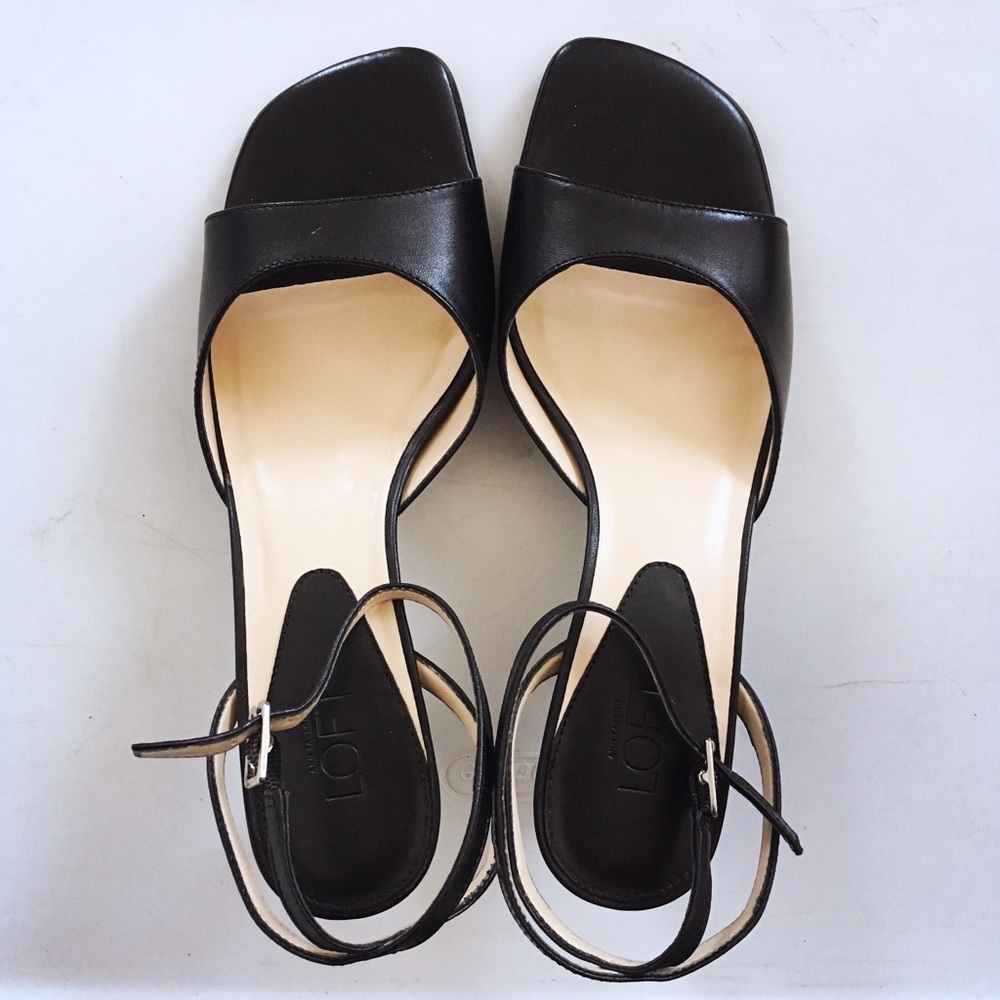 LOFT ankle strap sandals