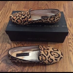 Steven by Steve Madden Leopard Smoking Slippers