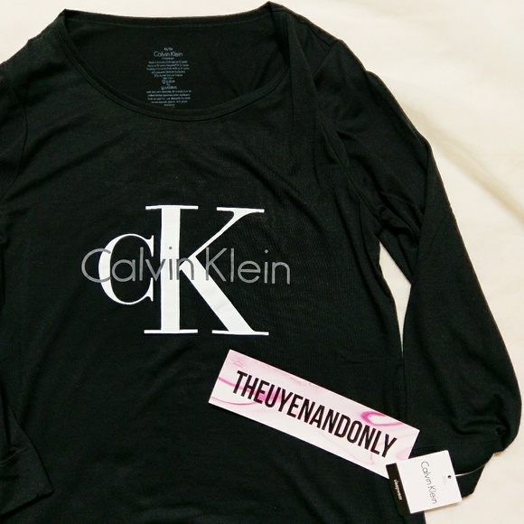 🎉LAST 1🎊 NWT RARE Calvin Klein CK Lounge Dress - Picture 2 of 4