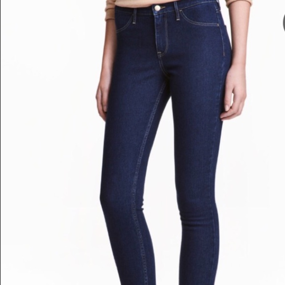 Skinny low waist Dark Blue Denim Jeans 👖