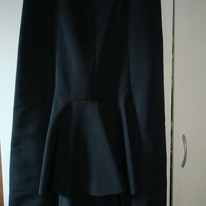 Ann Taylor formal black long skirt