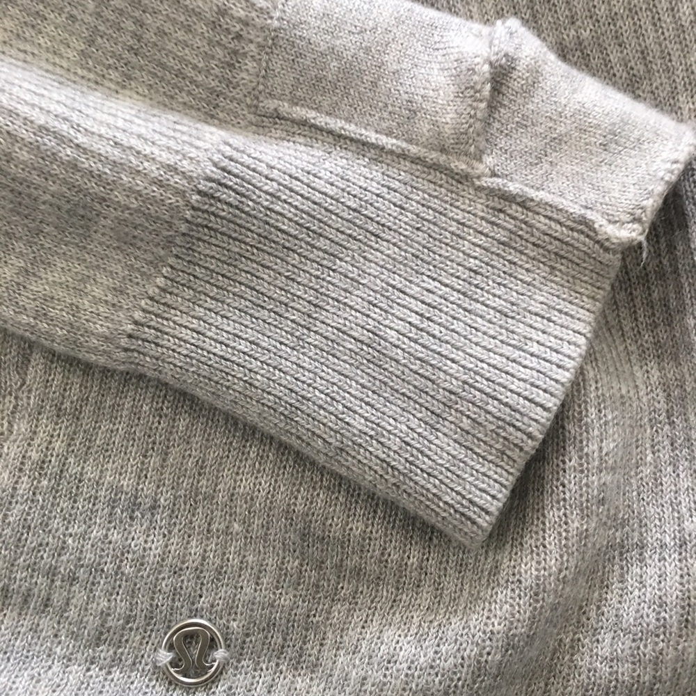 Lululemon Grey Wrap with Hood