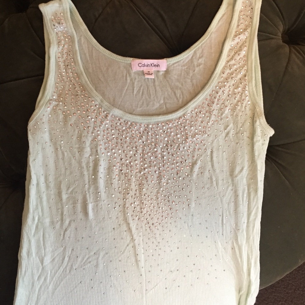 CK bejeweled tank