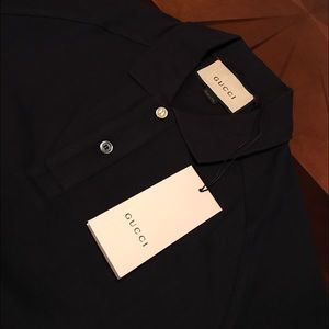 Gucci snake polo cotton tee