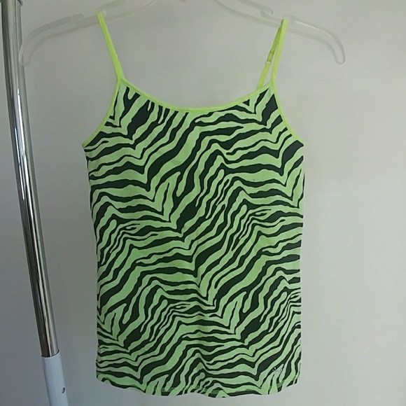 NWOT. Justice size 12 zebra print cami - Picture 2 of 3
