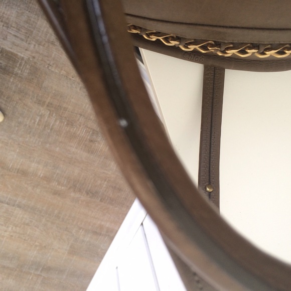 Chloe Olive Leather Kira Medium Bowler Bag - Picture 3 of 4