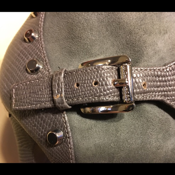 Michael Kors Ailee Open Toe Bootie Dark Slate 8M - Picture 4 of 8