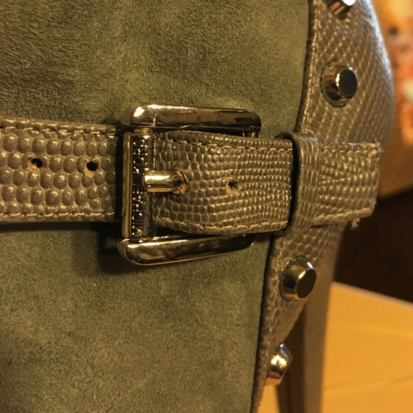 Michael Kors Ailee Open Toe Bootie Dark Slate 8M - Picture 5 of 8