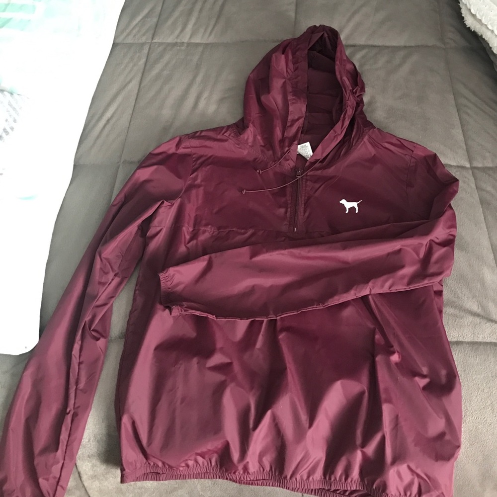 Victoria secret pink rain jacket wind breaker