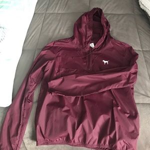 Victoria secret pink rain jacket wind breaker