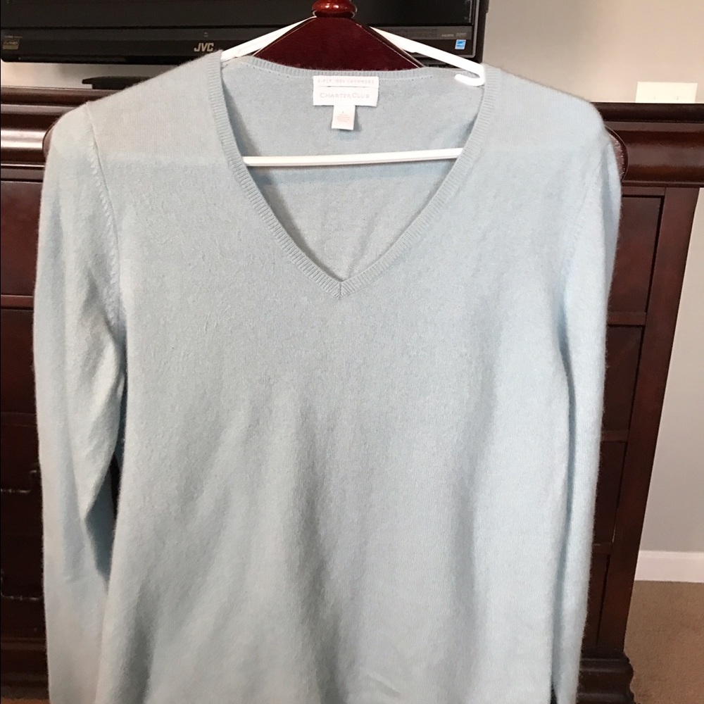 Charter Club 100% cashmere sweater. Gorgeous!