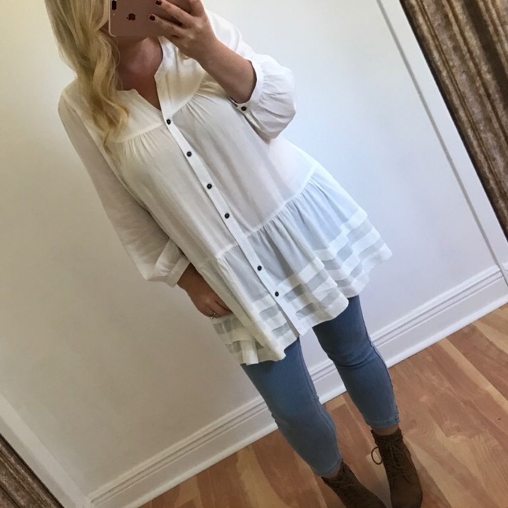 LAST - Off white oversized tunic