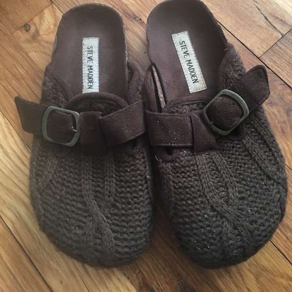 steve madden knit slip ons