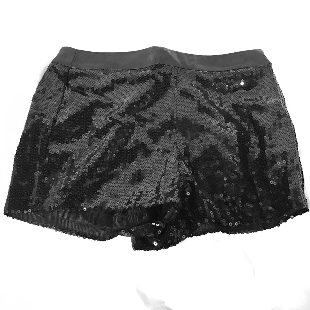 Forever 21 Black Sequin Shorts ..NEW