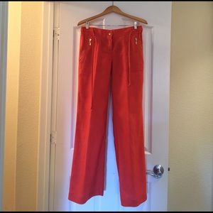 Wide leg linen pants
