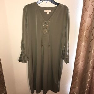 Michael Kors Lace Up Dress