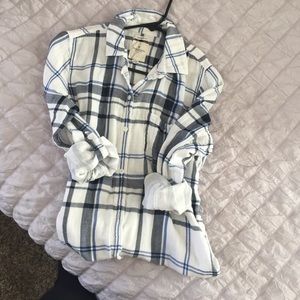 American Eagle Boyfriend fit Flannel sz M