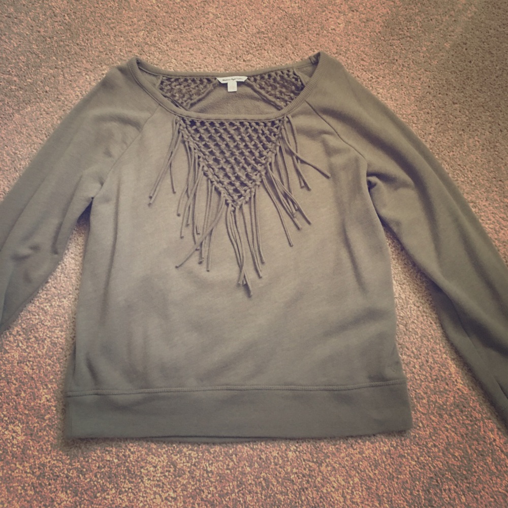 Army green pull over