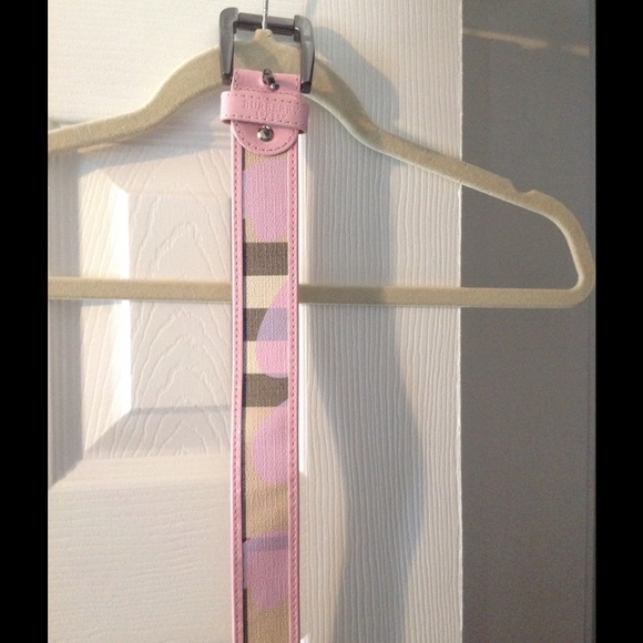 burberry belt pink