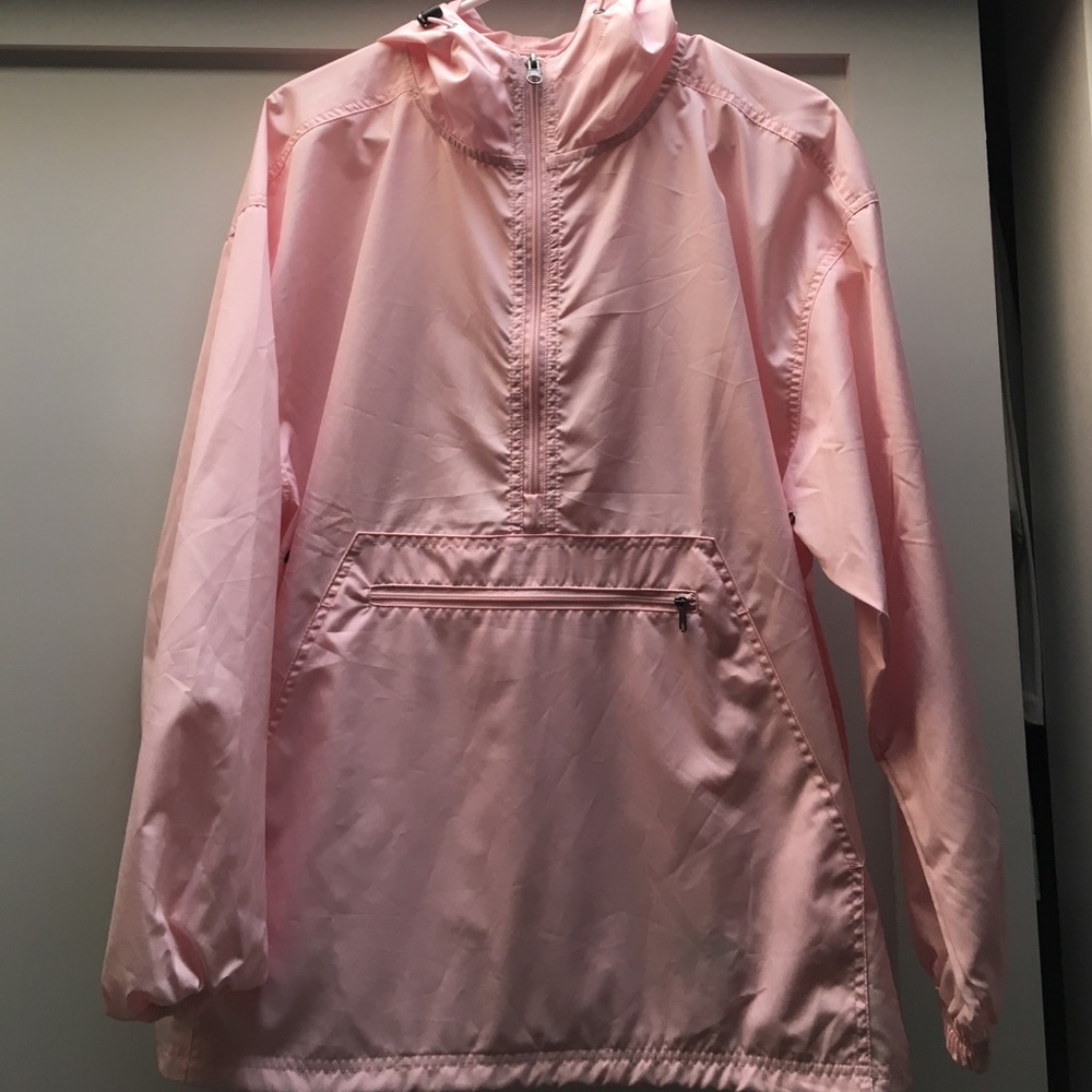 Pink windbreaker