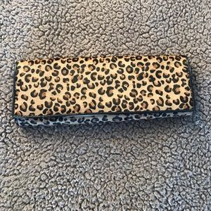 Cheetah print clutch