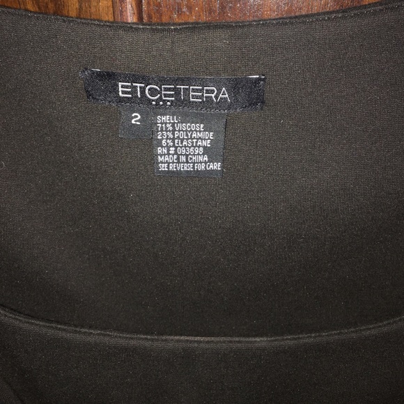 NWOT beautiful ETCETERA dress - Picture 3 of 3