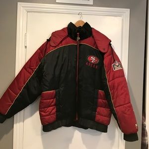 49ers puff jacket