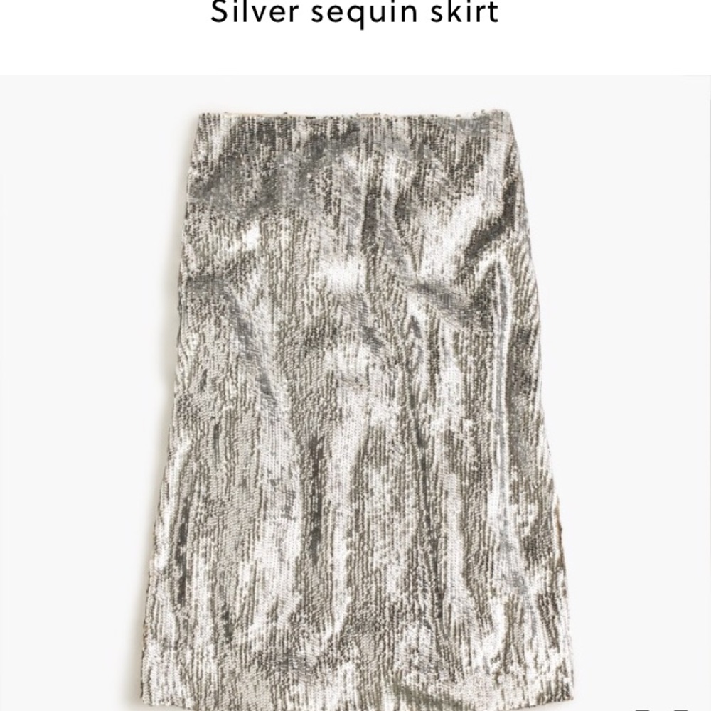 J. Crew Sequins Skirt