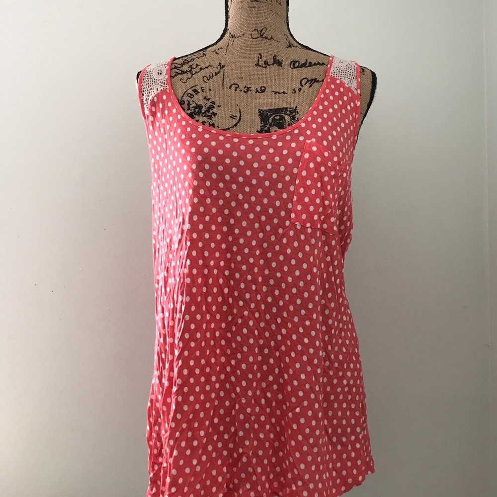 Nice polka dot tank