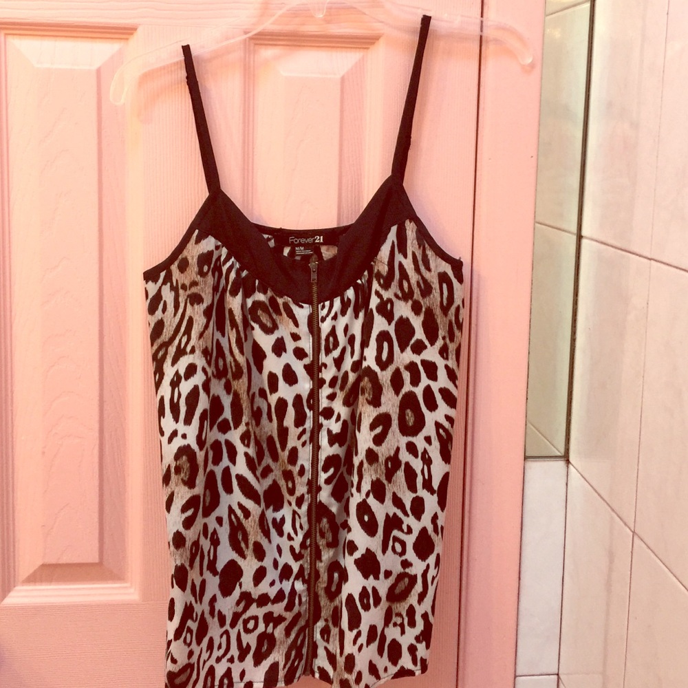 Forever 21 Cheetah Print Blouse