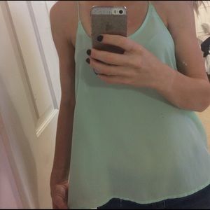 Cute mint green tank