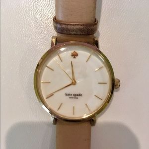 Kate Spade blush leather watch