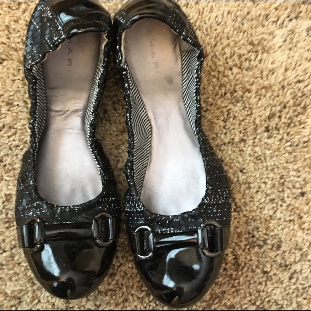 Women's size 8 black patten ballet flats