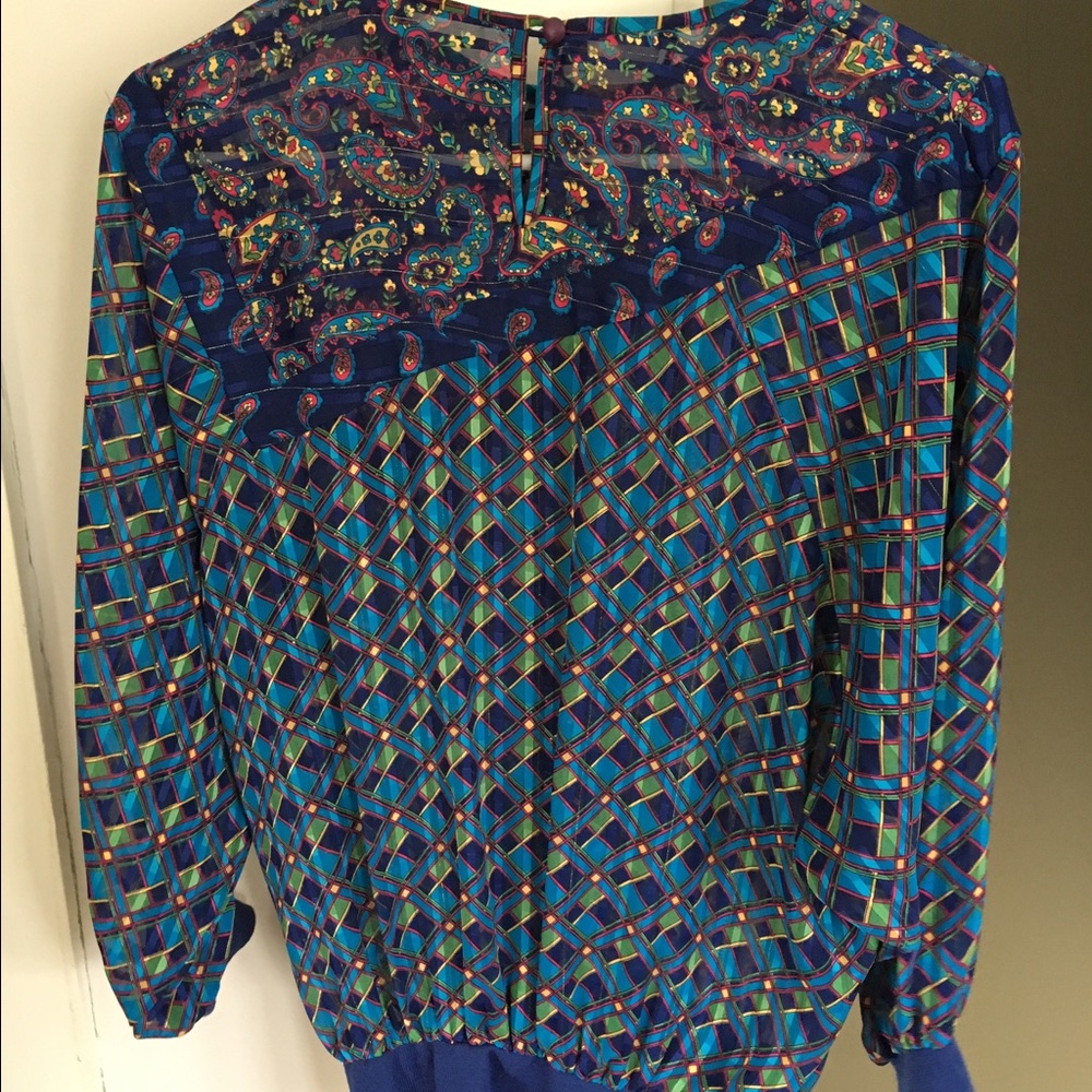 Vintage patterned blouse
