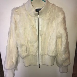 Rabbit fur jacket
