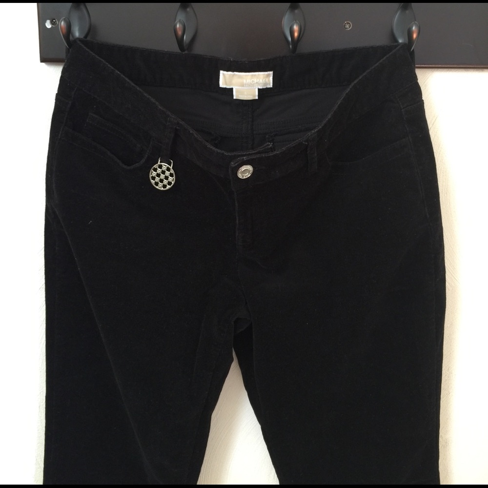 Michael Kors black corduroy pants.