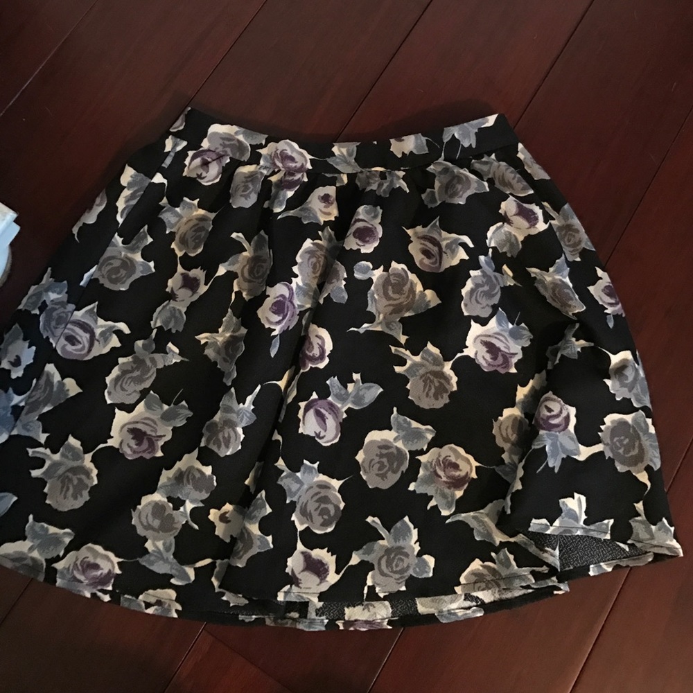 Lush nordstroms flowered skirt
