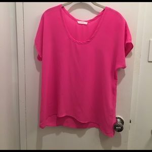 Lush hot pink top