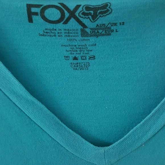 !FOX RACING WOMEN'S VNECK TSHIRT! - Picture 3 of 4