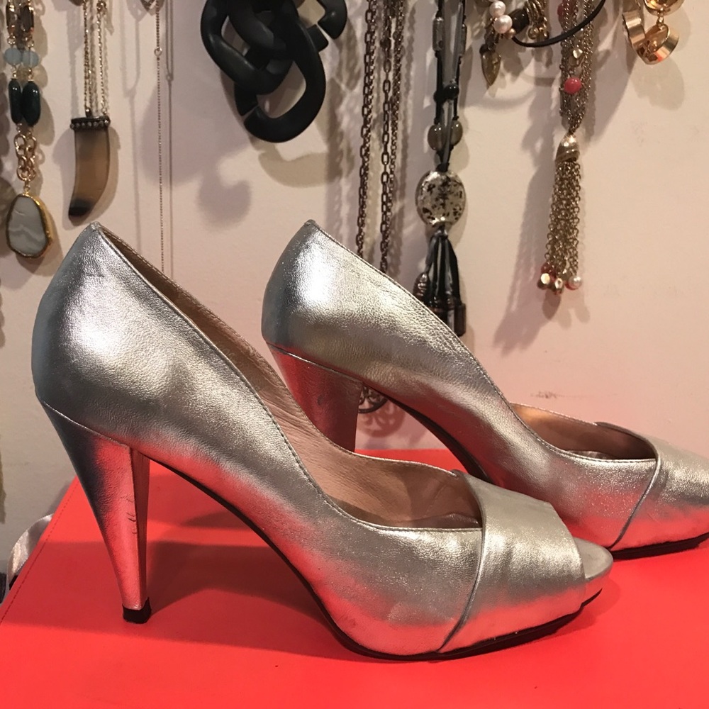 Silver shoes